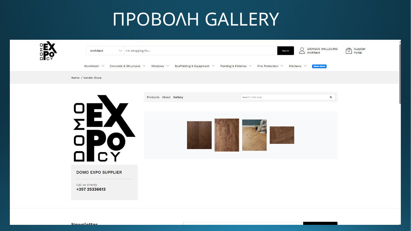 DOMO EXPO - Προβολή gallery